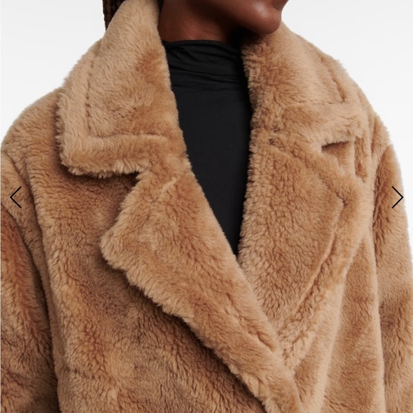 Meteo yves salomon brown wool teddy coat size 34 (XS) - Picture 2 of 7